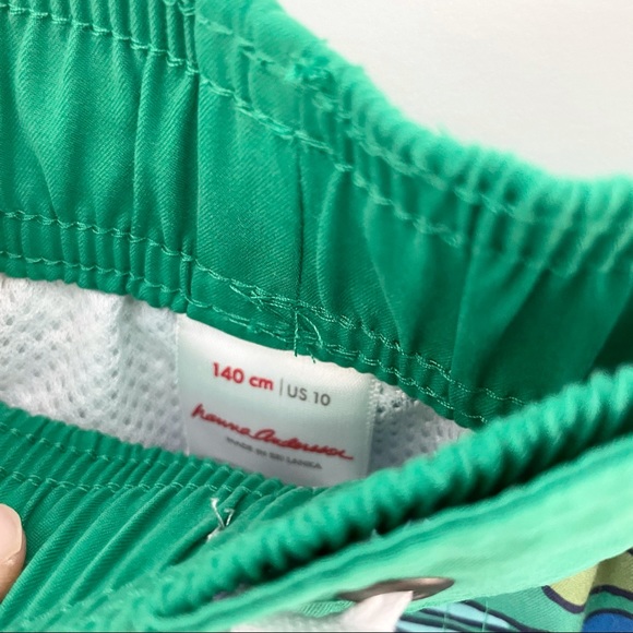 Hanna Andersson Sunblock Swim Trunks in Go Green - Picture 3 of 4